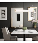 Argon HAMPTON 8624 lampa wisząca 1 pł. LED, transparentny (ryflowany), mosiądz szczotkowany LED (zintegrowany) / 9180 lm / 30 Argon HAMPTON 8624 lampa wisząca 1 pł. LED, transparentny (ryflowany), mosiądz szczotkowany LED (zintegrowany) / 9180 lm / 30