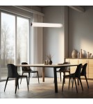 Argon HAMPTON 8625 lampa wisząca 1 pł. LED, transparentny (ryflowany), mosiądz szczotkowany LED (zintegrowany) / 9180 lm / 30 Argon HAMPTON 8625 lampa wisząca 1 pł. LED, transparentny (ryflowany), mosiądz szczotkowany LED (zintegrowany) / 9180 lm / 30