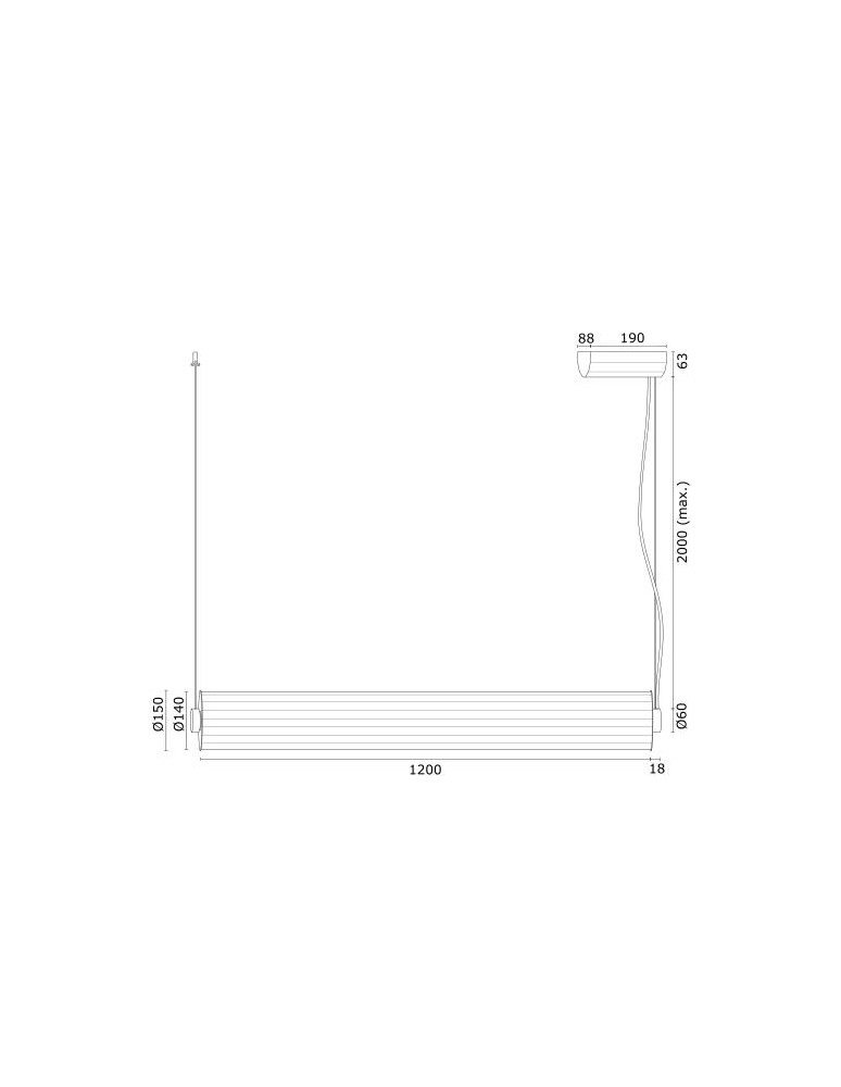 Argon HAMPTON 8625 lampa wisząca 1 pł. LED, transparentny (ryflowany), mosiądz szczotkowany LED (zintegrowany) / 9180 lm / 30 Argon HAMPTON 8625 lampa wisząca 1 pł. LED, transparentny (ryflowany), mosiądz szczotkowany LED (zintegrowany) / 9180 lm / 30