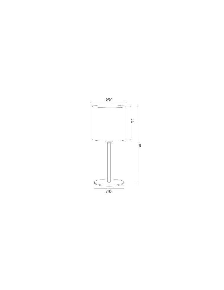 Lampki nocne - Argon HILARY lampa stołowa 1 pł. 1x15W (max) biały czarny struktura 4081 - product kolory-swiatla.pl 3