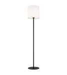 Lampy podłogowe - Argon HILARY lampa podłogowa 1 pł. 1x15W (max) biały czarny struktura 4082 - product 1