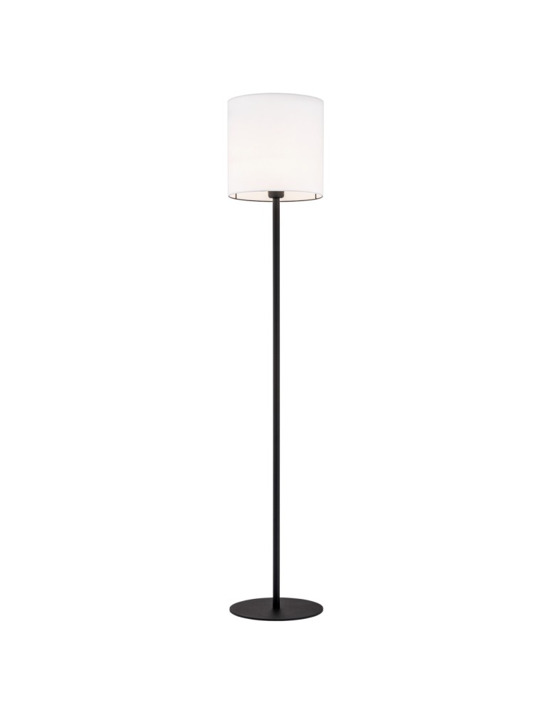 Argon HILARY lampa podłogowa 1 pł. 1x15W (max) biały czarny struktura 4082