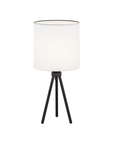 Argon HILARY lampa stołowa 1 pł. 1x15W (max) biały czarny struktura 4083