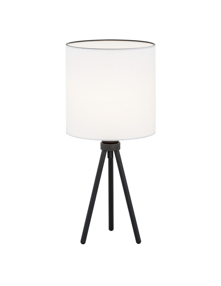 Argon HILARY lampa stołowa 1 pł. 1x15W (max) biały czarny struktura 4083