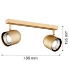 Argon ISOLA plafon 2 pł. 2x5W (max) złoty 7150 Argon ISOLA plafon 2 pł. 2x5W (max) złoty 7150