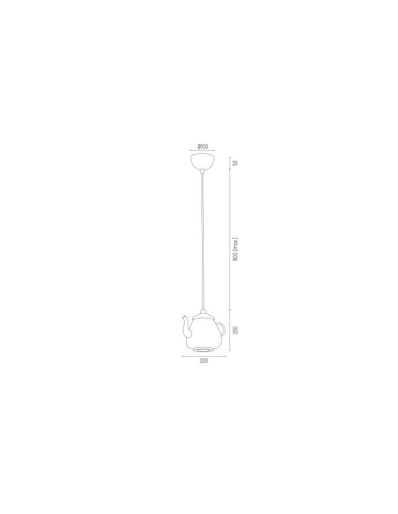 Lampy wiszące pojedyncze - Argon JAMAJKA lampa wisząca 1 pł. 1x5W (max) biały struktura 3650 - product kolory-swiatla.pl 3