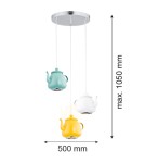 Lampy wiszące - Argon JAMAJKA lampa wisząca 3 pł. 3x5W (max) dowolna kolorystyka 1326 - product 2