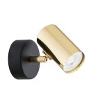 Argon LAGOS kinkiet 1 pł. 1x5W (max) mosiądz czarny struktura 4208 Argon LAGOS kinkiet 1 pł. 1x5W (max) mosiądz czarny struktura 4208