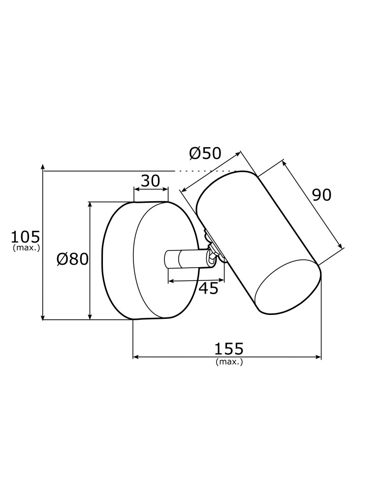 Argon LAGOS kinkiet 1 pł. 1x5W (max) mosiądz czarny struktura 4208 Argon LAGOS kinkiet 1 pł. 1x5W (max) mosiądz czarny struktura 4208
