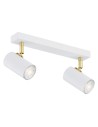 Argon LAGOS plafon 2 pł. 2x5W (max) biały struktura elementy mosiądzowane 890 Argon LAGOS plafon 2 pł. 2x5W (max) biały struktura elementy mosiądzowane 890