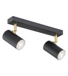 Argon LAGOS plafon 2 pł. 2x5W (max) czarny struktura elementy mosiądzowane 891 Argon LAGOS plafon 2 pł. 2x5W (max) czarny struktura elementy mosiądzowane 891