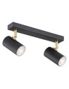Argon LAGOS plafon 2 pł. 2x5W (max) czarny struktura elementy mosiądzowane 891 Argon LAGOS plafon 2 pł. 2x5W (max) czarny struktura elementy mosiądzowane 891