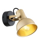 Argon LENORA kinkiet / plafon 1 pł. 1x7W (max) złoty czarny 8248 Argon LENORA kinkiet / plafon 1 pł. 1x7W (max) złoty czarny 8248
