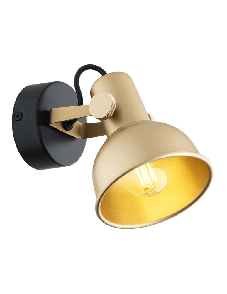 Argon LENORA kinkiet / plafon 1 pł. 1x7W (max) złoty czarny 8248 Argon LENORA kinkiet / plafon 1 pł. 1x7W (max) złoty czarny 8248
