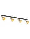 Argon LENORA plafon 4 pł. 4x7W (max) złoty czarny 1801