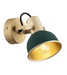 Argon LENORA kinkiet / plafon 1 pł. 1x7W (max) zielony złoty 8247 Argon LENORA kinkiet / plafon 1 pł. 1x7W (max) zielony złoty 8247