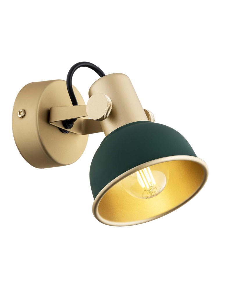 Argon LENORA kinkiet / plafon 1 pł. 1x7W (max) zielony złoty 8247 Argon LENORA kinkiet / plafon 1 pł. 1x7W (max) zielony złoty 8247