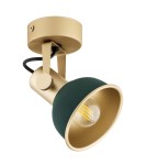 Argon LENORA kinkiet / plafon 1 pł. 1x7W (max) zielony złoty 8247 Argon LENORA kinkiet / plafon 1 pł. 1x7W (max) zielony złoty 8247