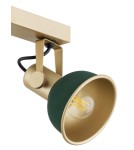 Argon LENORA plafon 4 pł. 4x7W (max) zielony złoty 1800 Argon LENORA plafon 4 pł. 4x7W (max) zielony złoty 1800