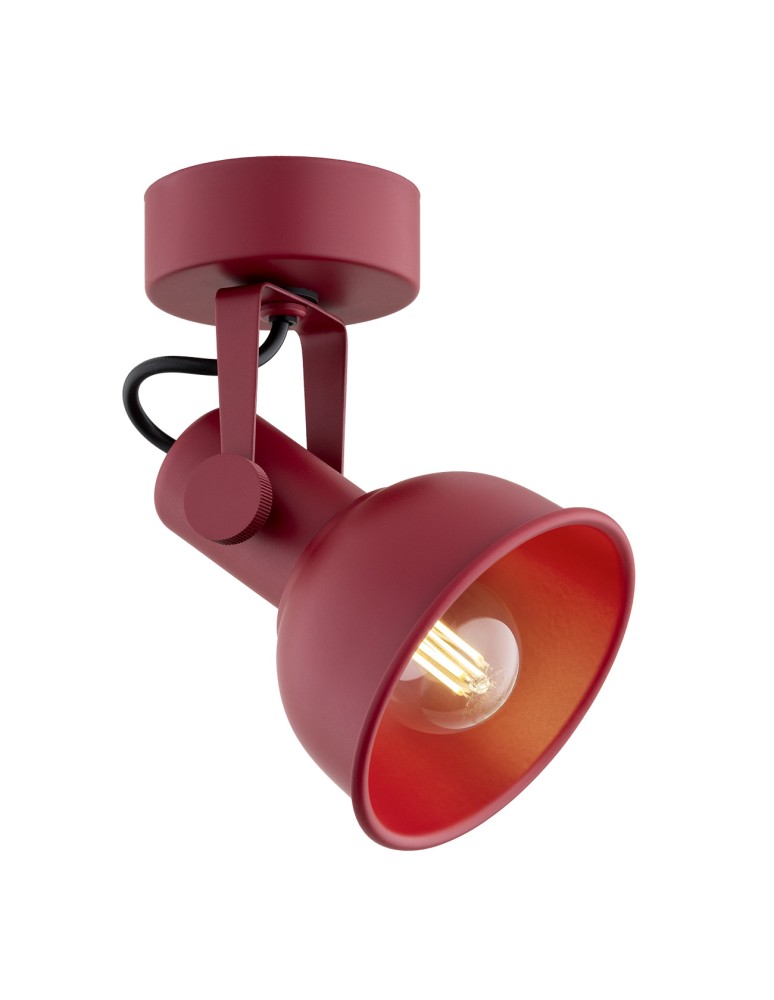 Argon LENORA kinkiet / plafon 1 pł. 1x7W (max) czerwony 8298 Argon LENORA kinkiet / plafon 1 pł. 1x7W (max) czerwony 8298