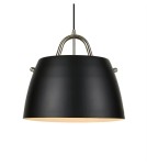 Lampy wiszące - Markslojd SPIN Wisząca 1L Czarny/Stal 107728 - product 1