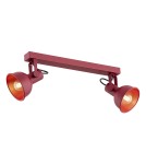 Argon LENORA plafon 2 pł. 2x7W (max) czerwony 7173 Argon LENORA plafon 2 pł. 2x7W (max) czerwony 7173