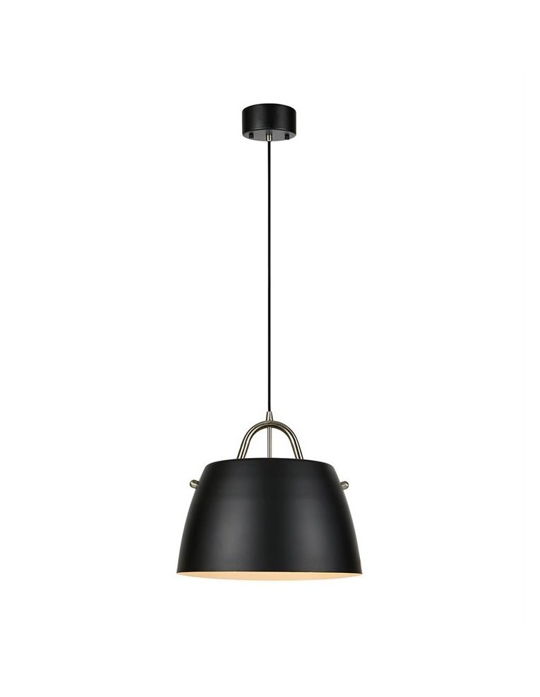 Lampy wiszące - Markslojd SPIN Wisząca 1L Czarny/Stal 107728 - product kolory-swiatla.pl 2