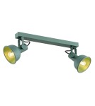 Lampy sufitowe reflektory - Argon LENORA plafon 2 pł. 2x7W (max) zielony 7174 - product 1