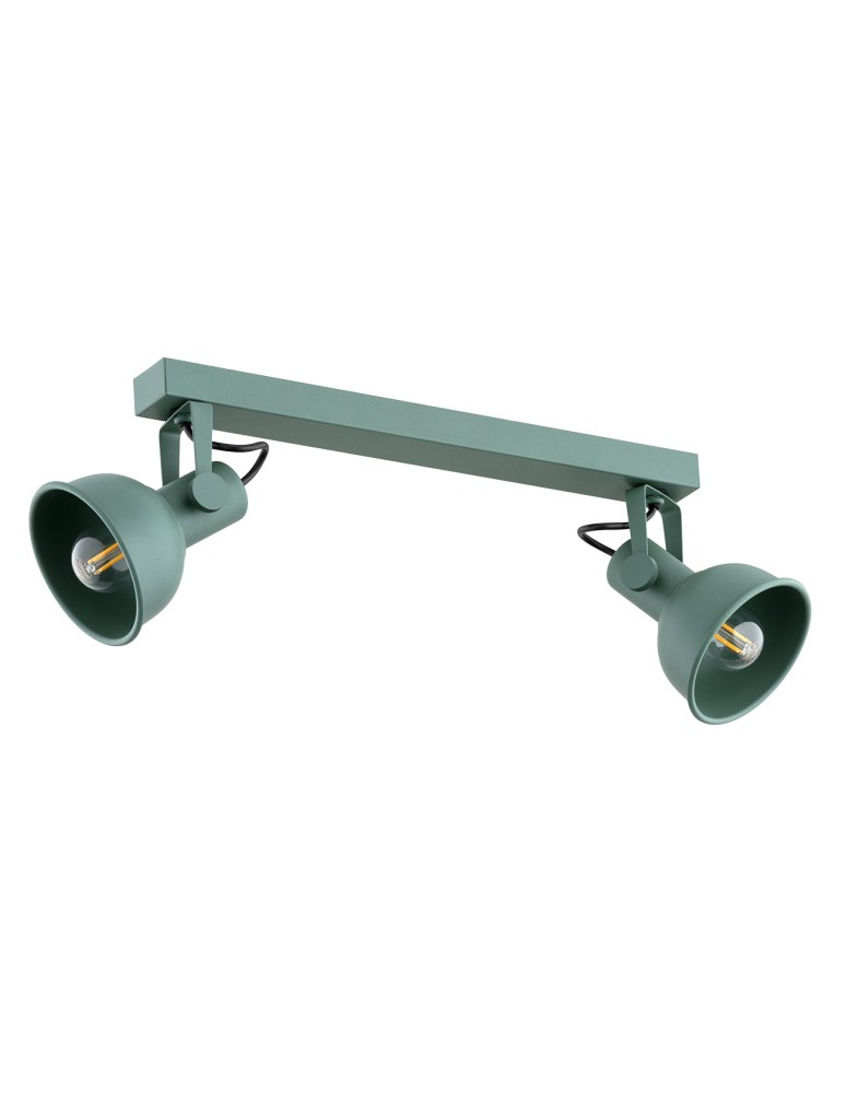 Argon LENORA plafon 2 pł. 2x7W (max) zielony 7174