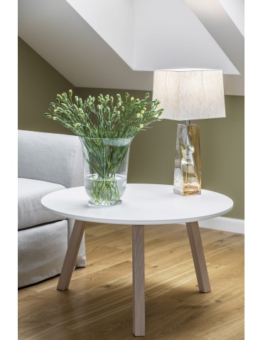 Argon LILLE lampa stołowa 1 pł. 1x15W (max) srebrny kolor lister miodowy 3840 - produkt 2