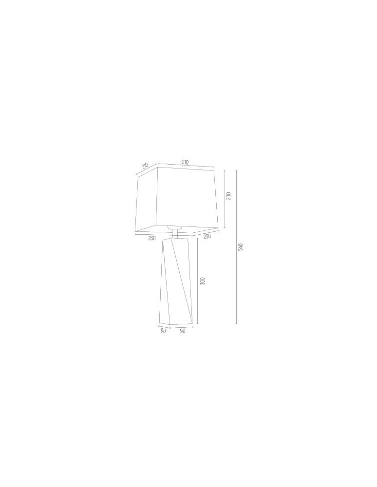 Lampy stołowe - Argon LILLE lampa stołowa 1 pł. 1x15W (max) srebrny kolor lister miodowy 3840 - product kolory-swiatla.pl 5