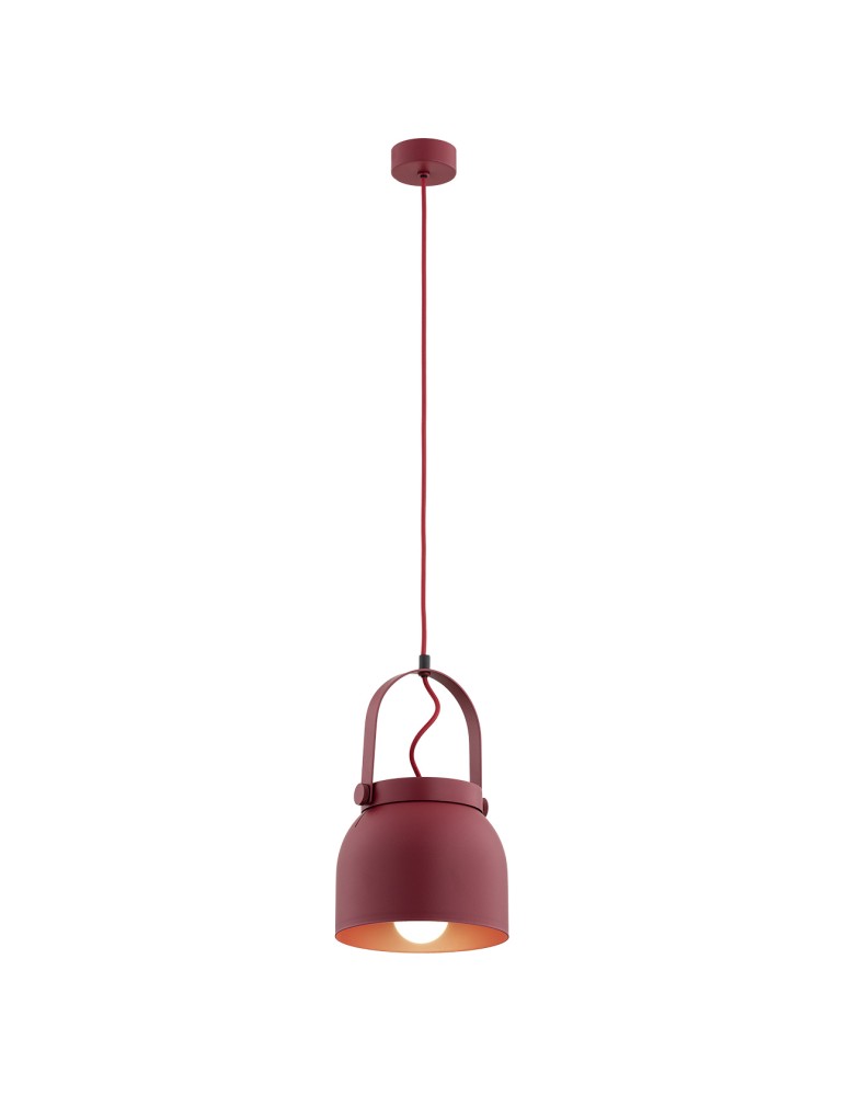 Argon LOGAN lampa wisząca 1 pł. 1x15W (max) czerwony 8282 Argon LOGAN lampa wisząca 1 pł. 1x15W (max) czerwony 8282
