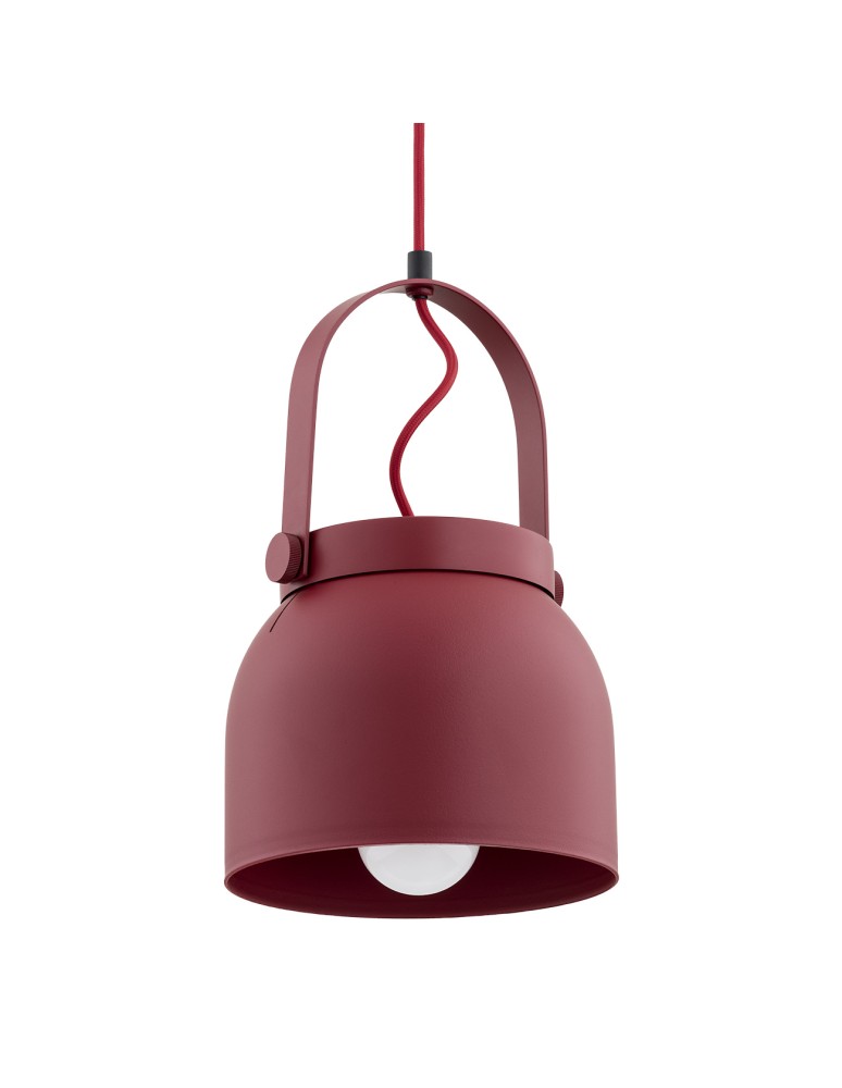 Argon LOGAN lampa wisząca 1 pł. 1x15W (max) czerwony 8282 Argon LOGAN lampa wisząca 1 pł. 1x15W (max) czerwony 8282