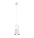 Lampy wiszące industrialne - Argon LOGAN lampa wisząca 1 pł., mniejsza 1x15W (max) kremowy biały 8290 - product 2