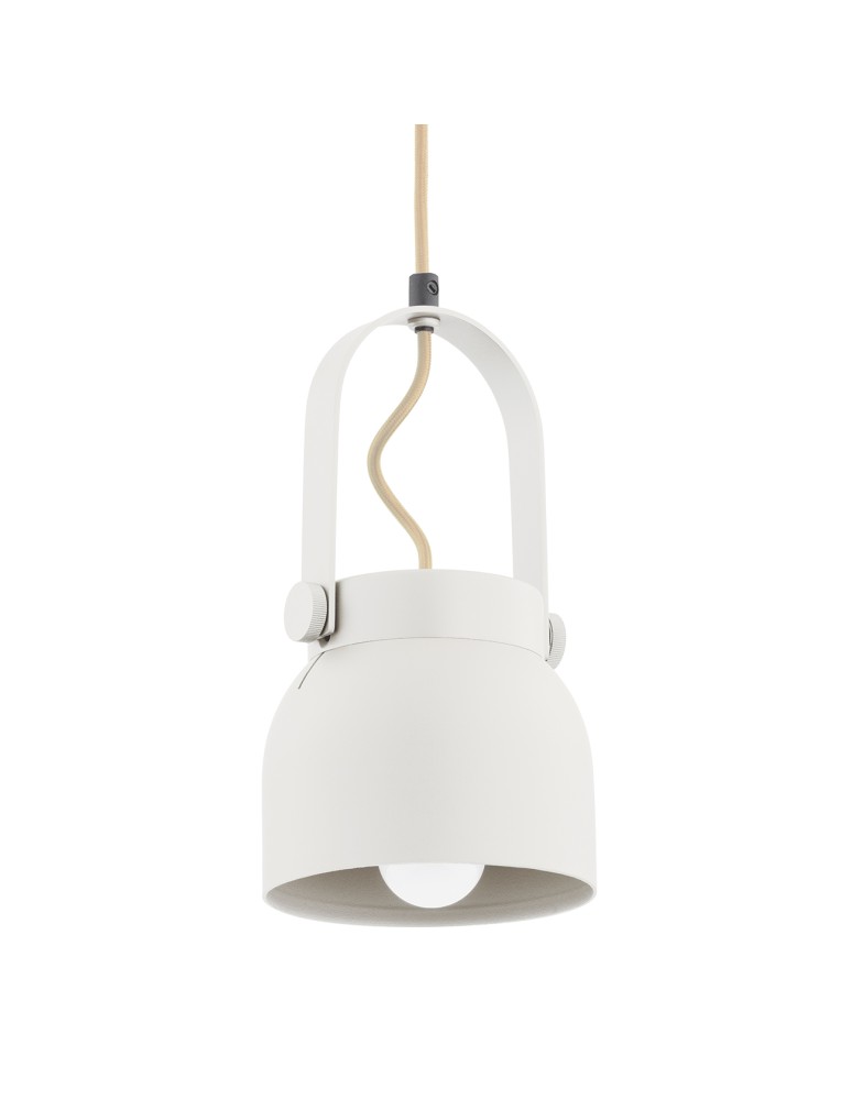 Argon LOGAN lampa wisząca 1 pł., mniejsza 1x15W (max) kremowy biały 8290
