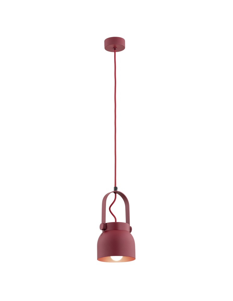 Argon LOGAN lampa wisząca 1 pł., mniejsza 1x15W (max) czerwony 8292 Argon LOGAN lampa wisząca 1 pł., mniejsza 1x15W (max) czerwony 8292