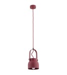 Argon LOGAN lampa wisząca 1 pł., mniejsza 1x15W (max) czerwony 8292 Argon LOGAN lampa wisząca 1 pł., mniejsza 1x15W (max) czerwony 8292