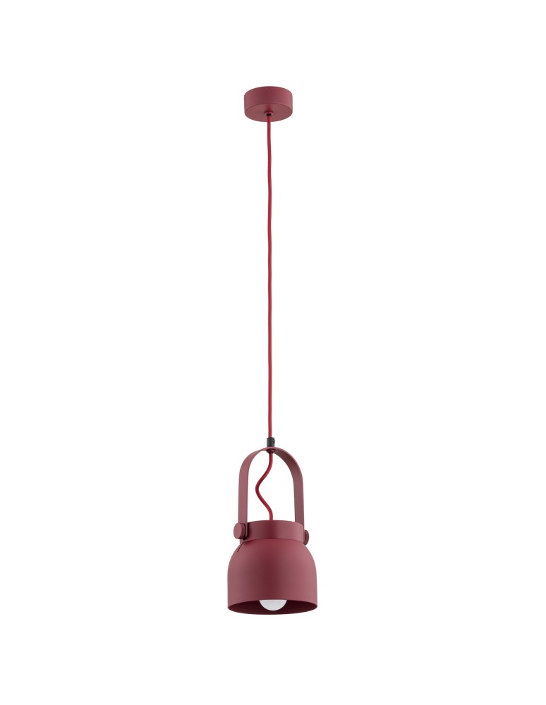 Argon LOGAN lampa wisząca 1 pł., mniejsza 1x15W (max) czerwony 8292 Argon LOGAN lampa wisząca 1 pł., mniejsza 1x15W (max) czerwony 8292