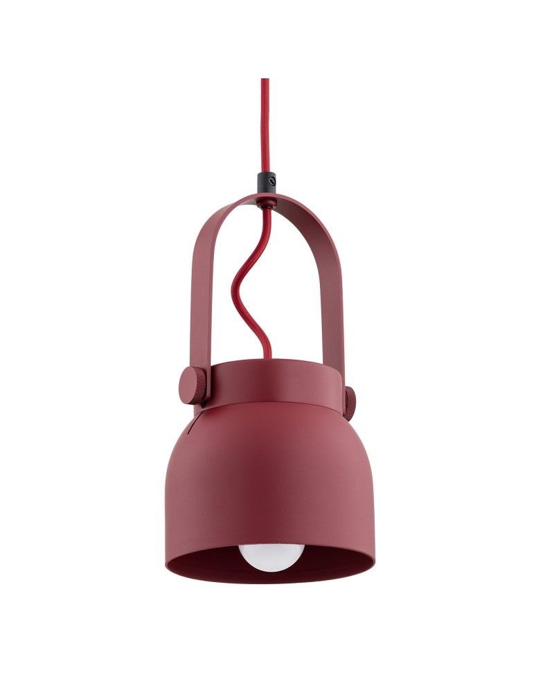 Argon LOGAN lampa wisząca 1 pł., mniejsza 1x15W (max) czerwony 8292 Argon LOGAN lampa wisząca 1 pł., mniejsza 1x15W (max) czerwony 8292