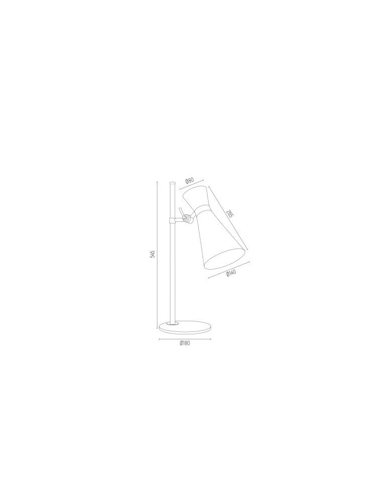 Argon LUKKA lampa biurkowa 1 pł. 1x15W (max) biały struktura elementy chromowane 3890 Argon LUKKA lampa biurkowa 1 pł. 1x15W (max) biały struktura elementy chromowane 3890
