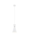 Argon LUKKA lampa wisząca 1 pł. 1x15W (max) biały struktura elementy chromowane 3892 Argon LUKKA lampa wisząca 1 pł. 1x15W (max) biały struktura elementy chromowane 3892