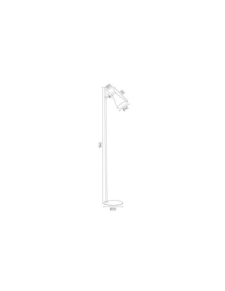 Argon LUKKA lampa podłogowa 1 pł. 1x15W (max) czarny struktura elementy chromowane 3895 Argon LUKKA lampa podłogowa 1 pł. 1x15W (max) czarny struktura elementy chromowane 3895