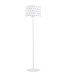Lampy podłogowe z abażurem - Argon MAGIC lampa podłogowa 1 pł. 1x15W (max) biały w szare gwiazdki biały struktura 4129 - product 1