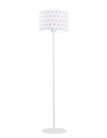 Argon MAGIC lampa podłogowa 1 pł. 1x15W (max) biały w szare gwiazdki biały struktura 4129