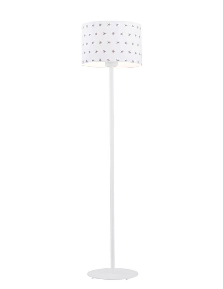 Argon MAGIC lampa podłogowa 1 pł. 1x15W (max) biały w szare gwiazdki biały struktura 4129