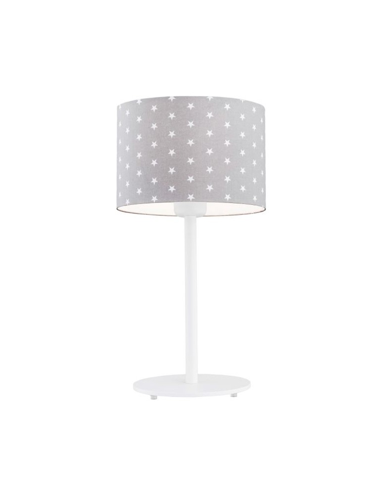 Argon MAGIC lampa stołowa 1 pł. 1x15W (max) szary w białe gwiazdki biały struktura 4126