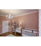 Lampy stołowe - Argon MAGIC lampa stołowa 1 pł. 1x15W (max) szary w białe gwiazdki biały struktura 4126 - product 3