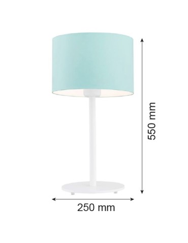Argon MAGIC lampa stołowa 1 pł. 1x15W (max) mięta biały struktura 4127 - product 2