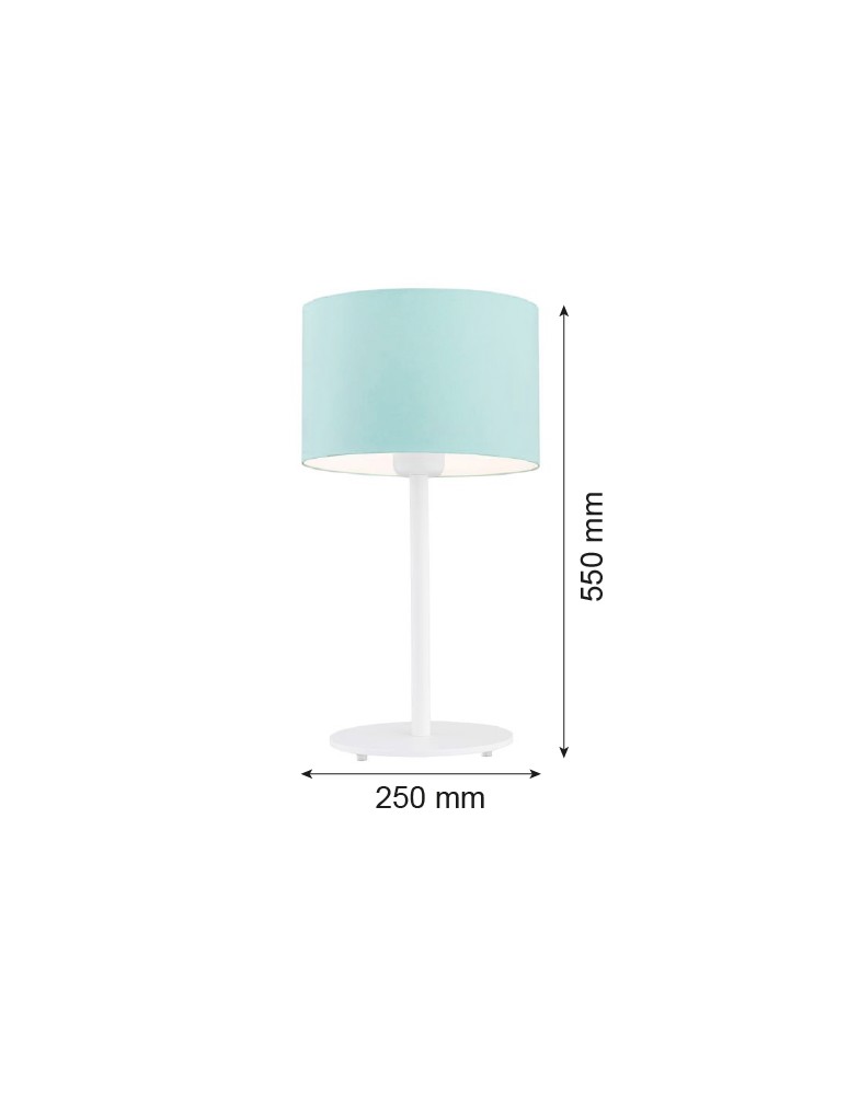 Lampy stołowe - Argon MAGIC lampa stołowa 1 pł. 1x15W (max) mięta biały struktura 4127 - product kolory-swiatla.pl 2