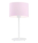 Lampy stołowe różowe - Argon MAGIC lampa stołowa 1 pł. 1x15W (max) róż biały struktura 4128 - product 1